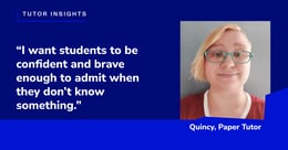 The IDK session: What causes students to lack confidence?